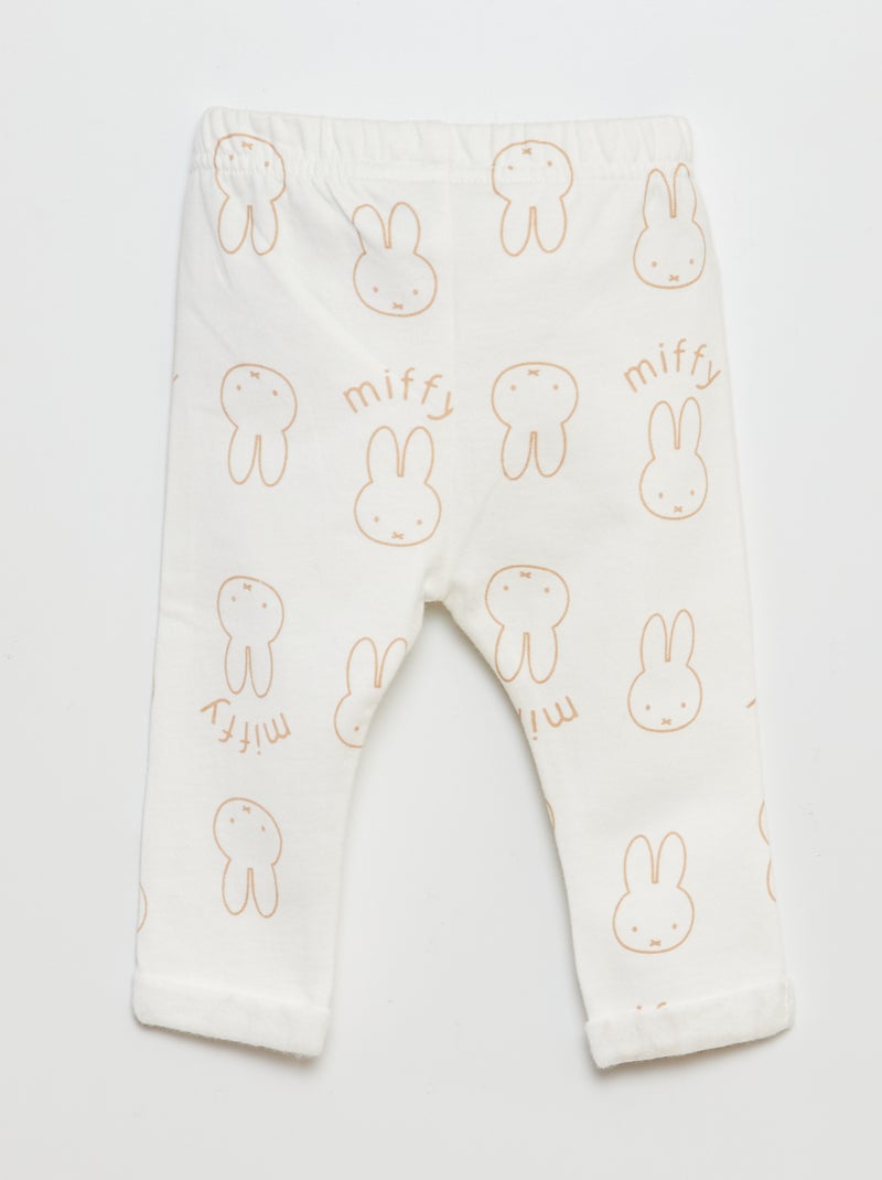 Conjunto sweatshirt + calças de fato de treino 'Miffy'  - 2 peças AMARELO - Kiabi