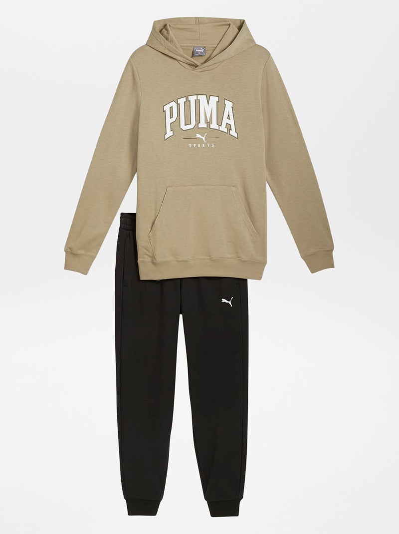Conjunto sweatshirt + calças de fato de treino 'Puma' - 2 peças BEGE - Kiabi
