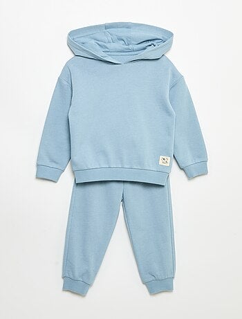 Conjunto sweatshirt + calças de jogging + t-shirt - 3 peças