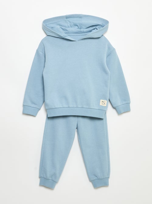Conjunto sweatshirt + calças de jogging + t-shirt - 3 peças - Kiabi