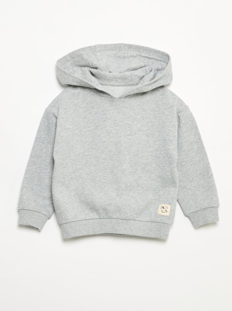 Conjunto sweatshirt + calças de jogging + t-shirt - 3 peças Bege - Kiabi