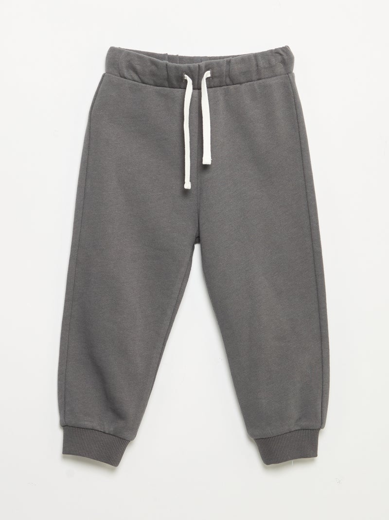 Conjunto sweatshirt + calças de jogging + t-shirt - 3 peças Bege - Kiabi