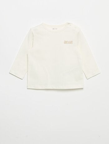 Conjunto sweatshirt + calças de jogging + t-shirt - 3 peças