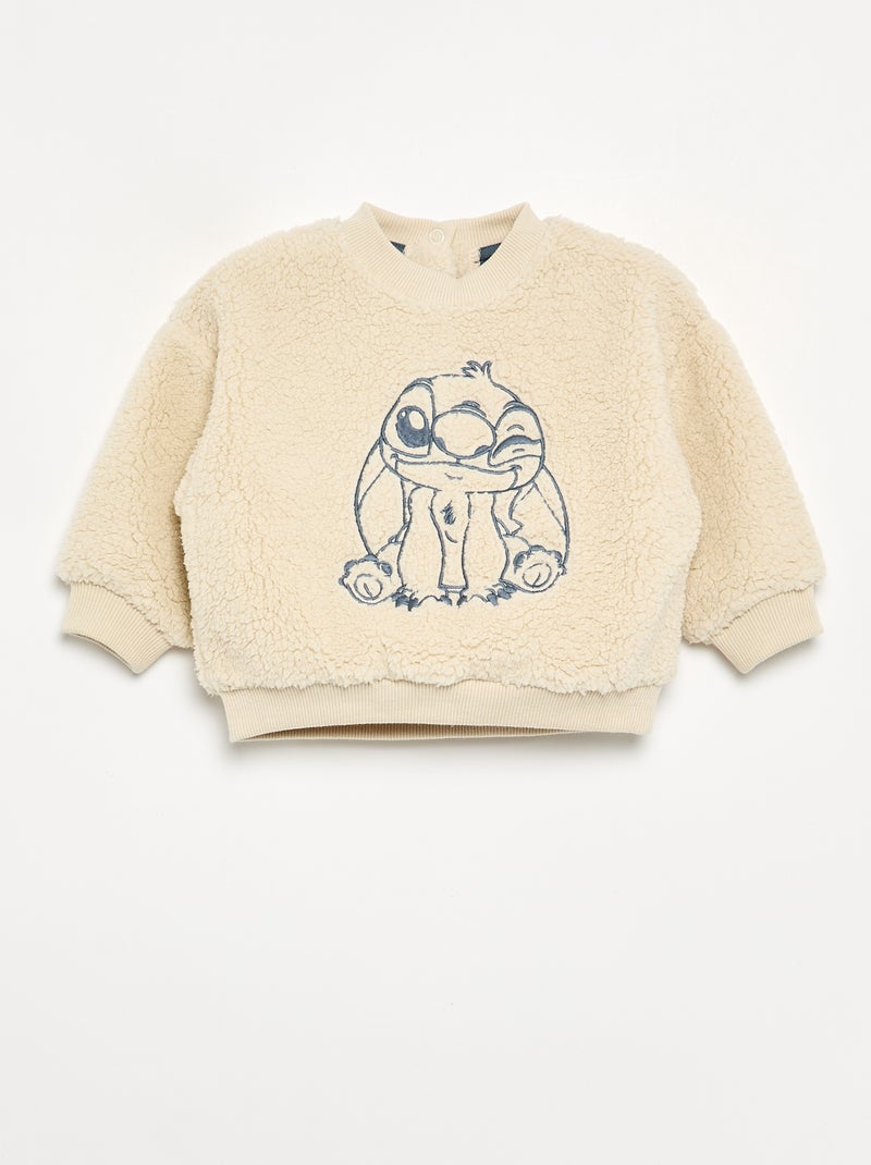 Conjunto sweatshirt + calças 'Disney' multibolsos - 2 peças Bege - Kiabi