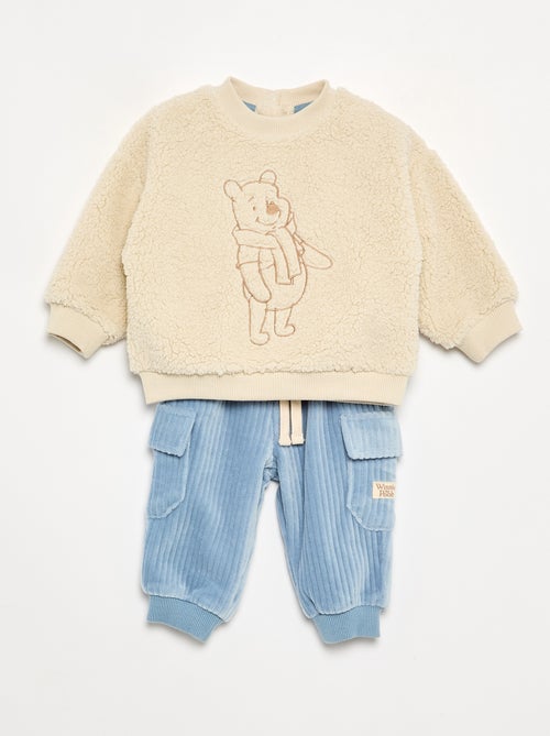 Conjunto sweatshirt + calças 'Disney' multibolsos - 2 peças - Kiabi