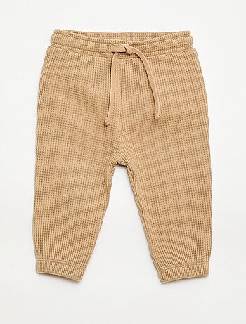 Conjunto sweatshirt + calças em favos de mel - 2 peças