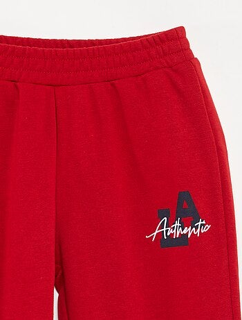 Conjunto sweatshirt + calças estilo campus - 2 peças
