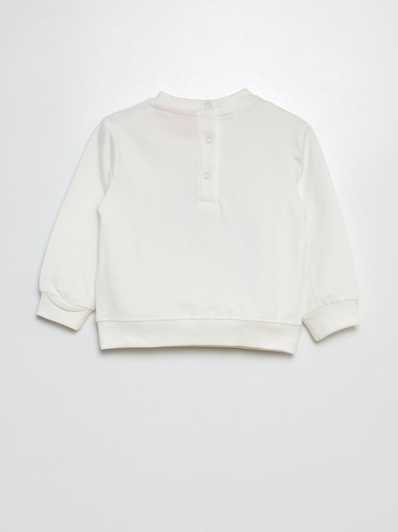 Conjunto sweatshirt + calças 'Patrulha Pata'  - 2 peças BRANCO - Kiabi