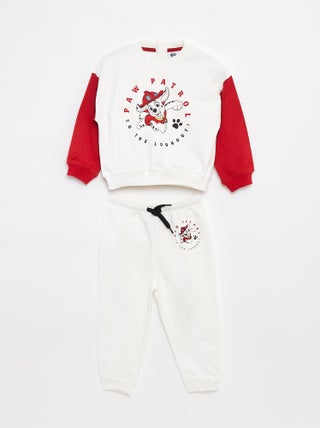 Conjunto sweatshirt + calças 'Patrulha Pata'  - 2 peças