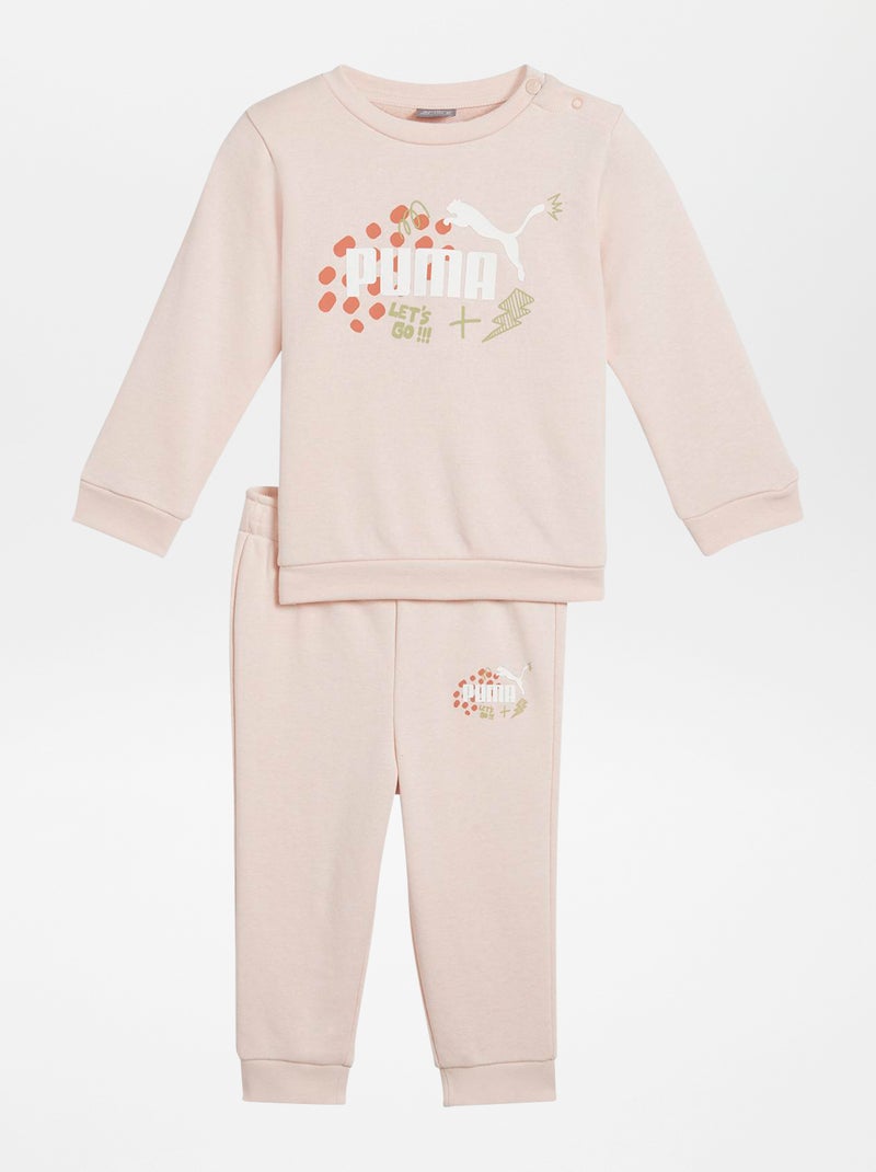 Conjunto sweatshirt + calças 'Puma' - 2 peças ROSA - Kiabi
