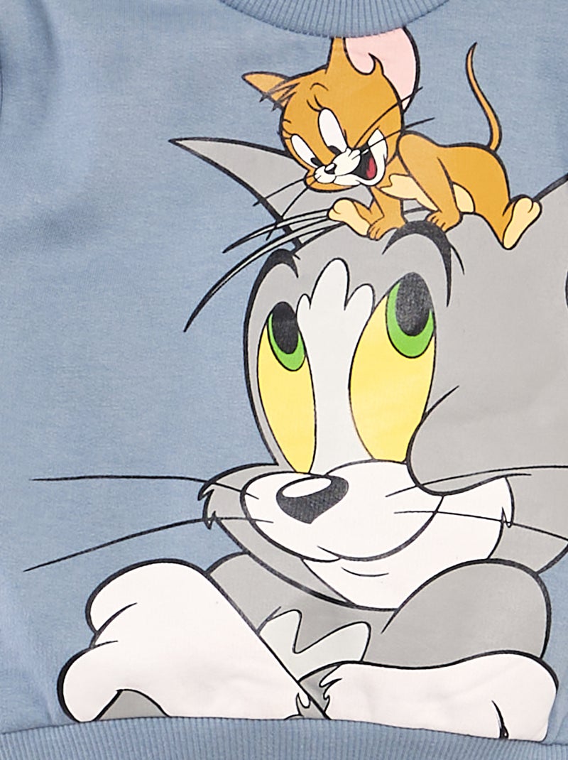 Conjunto sweatshirt + calças 'Tom e Jerry'  - 2 peças CINZA - Kiabi