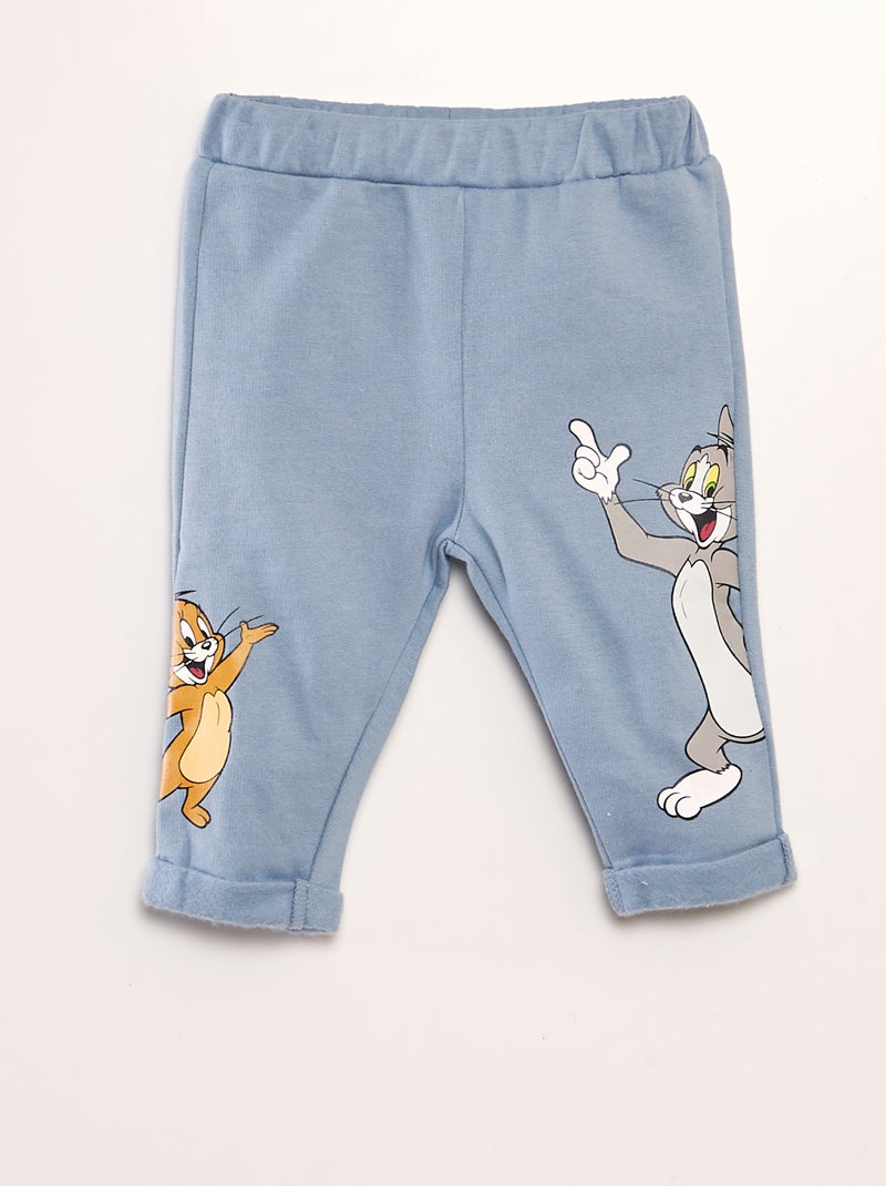 Conjunto sweatshirt + calças 'Tom e Jerry'  - 2 peças CINZA - Kiabi