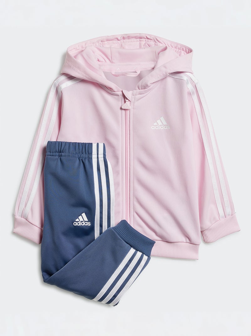 Conjunto sweatshirt com capuz + calças 'Adidas' - 2 peças ROSA - Kiabi