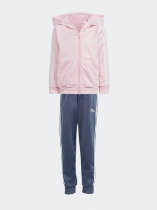 Conjunto sweatshirt com fecho + calças 'adidas'