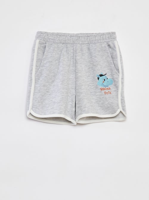 Conjunto sweatshirt em French Terry + calções - 2 peças - Kiabi