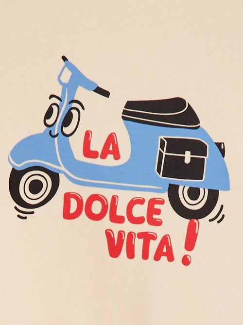 Conjunto sweatshirt em French Terry + calções - 2 peças - Kiabi