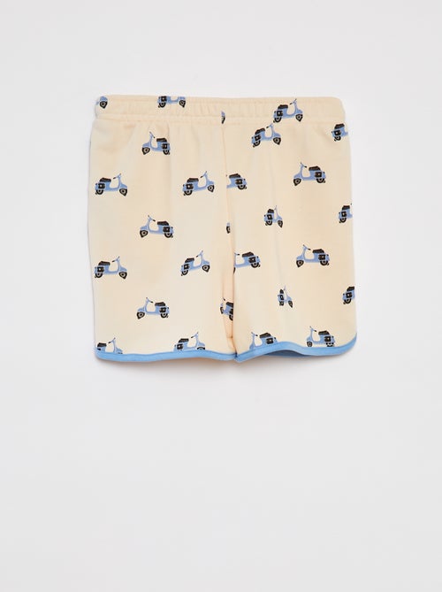 Conjunto sweatshirt em French Terry + calções - 2 peças - Kiabi