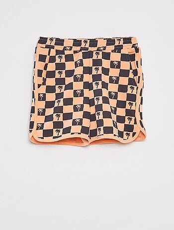 Conjunto sweatshirt em French Terry + calções - 2 peças