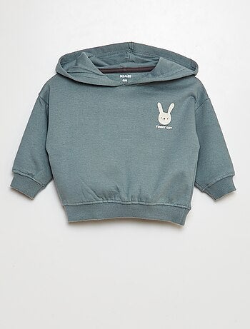 Conjunto sweatshirt em moletão + leggings nervuradas - 2 peças