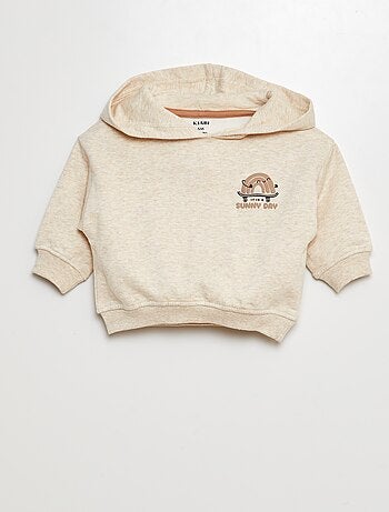 Conjunto sweatshirt em moletão + leggings nervuradas - 2 peças