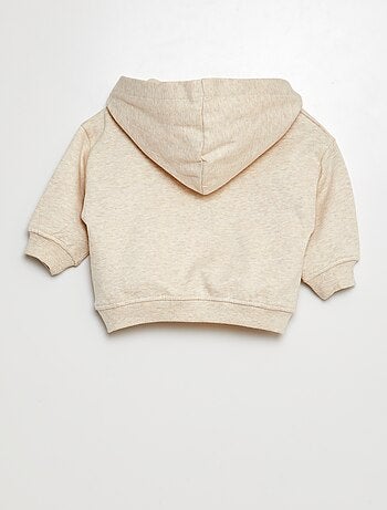 Conjunto sweatshirt em moletão + leggings nervuradas - 2 peças