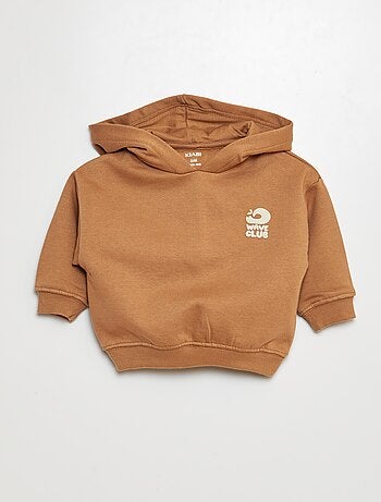 Conjunto sweatshirt em moletão + leggings nervuradas - 2 peças