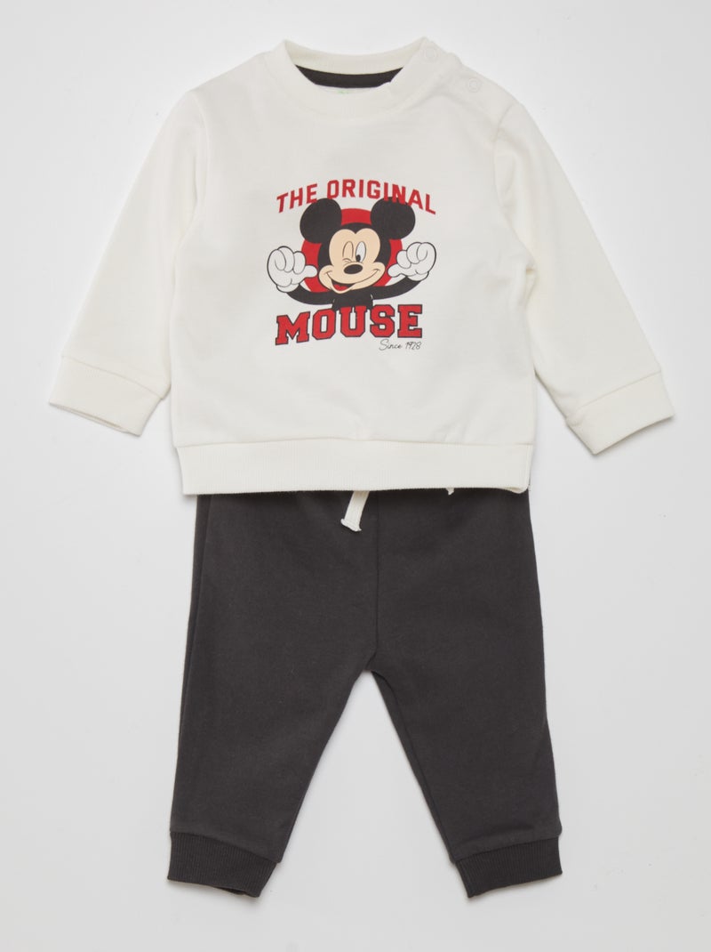Conjunto sweatshirt + fato de treino 'Disney' - 2 peças BRANCO - Kiabi