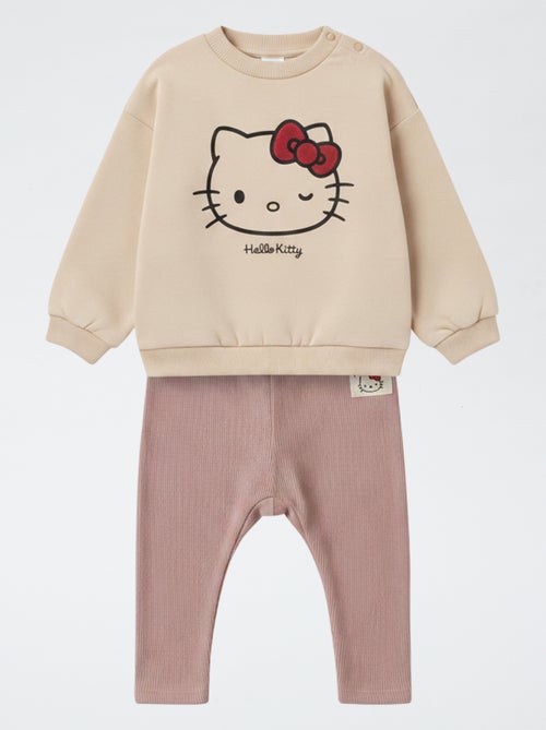 Conjunto sweatshirt + legging - 2 peças - Kiabi