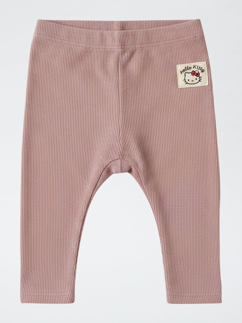 Conjunto sweatshirt + legging - 2 peças Bege - Kiabi