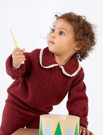 Conjunto sweatshirt + legging em malha - 2 peças