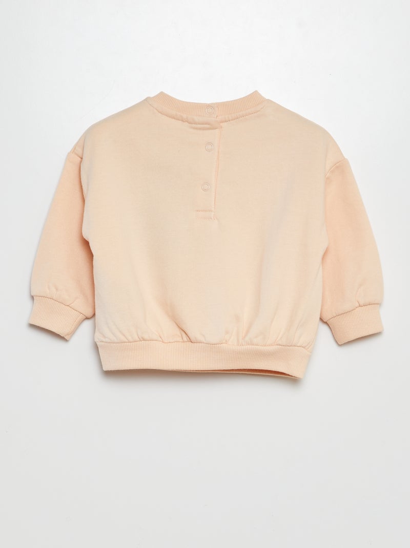 Conjunto sweatshirt + leggings - SmileyWorld BEGE - Kiabi