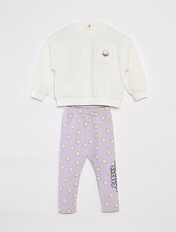 Conjunto sweatshirt + leggings 'A Casa Mágica da Gabby' - 2 peças