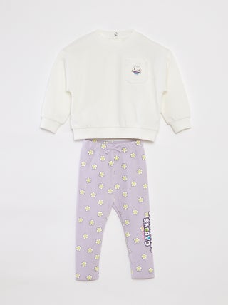 Conjunto sweatshirt + leggings 'A Casa Mágica da Gabby'  - 2 peças