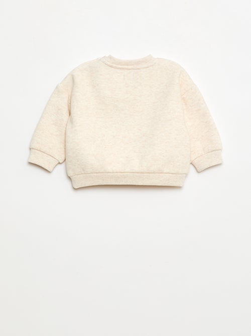 Conjunto sweatshirt + leggings com desenho - Kiabi