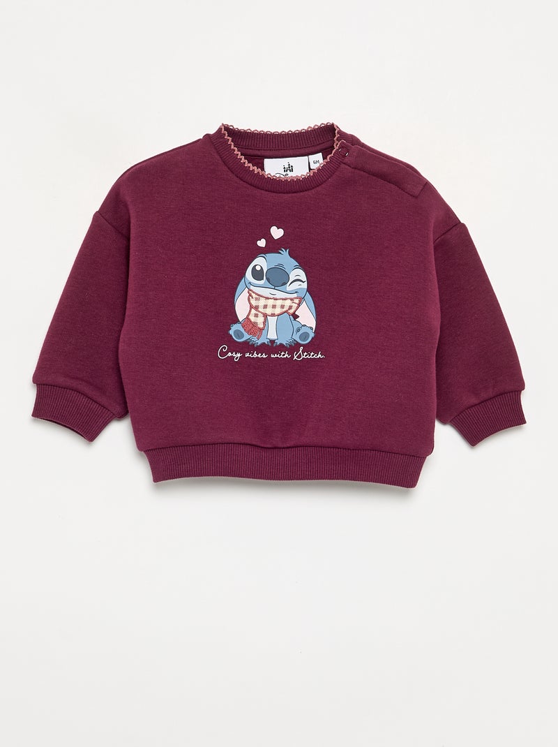 Conjunto sweatshirt + leggings 'Disney' - 2 peças Vermelho - Kiabi