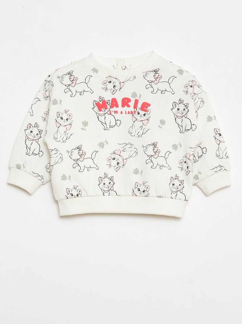 Conjunto Sweatshirt + leggings 'Disney' Branco - Kiabi