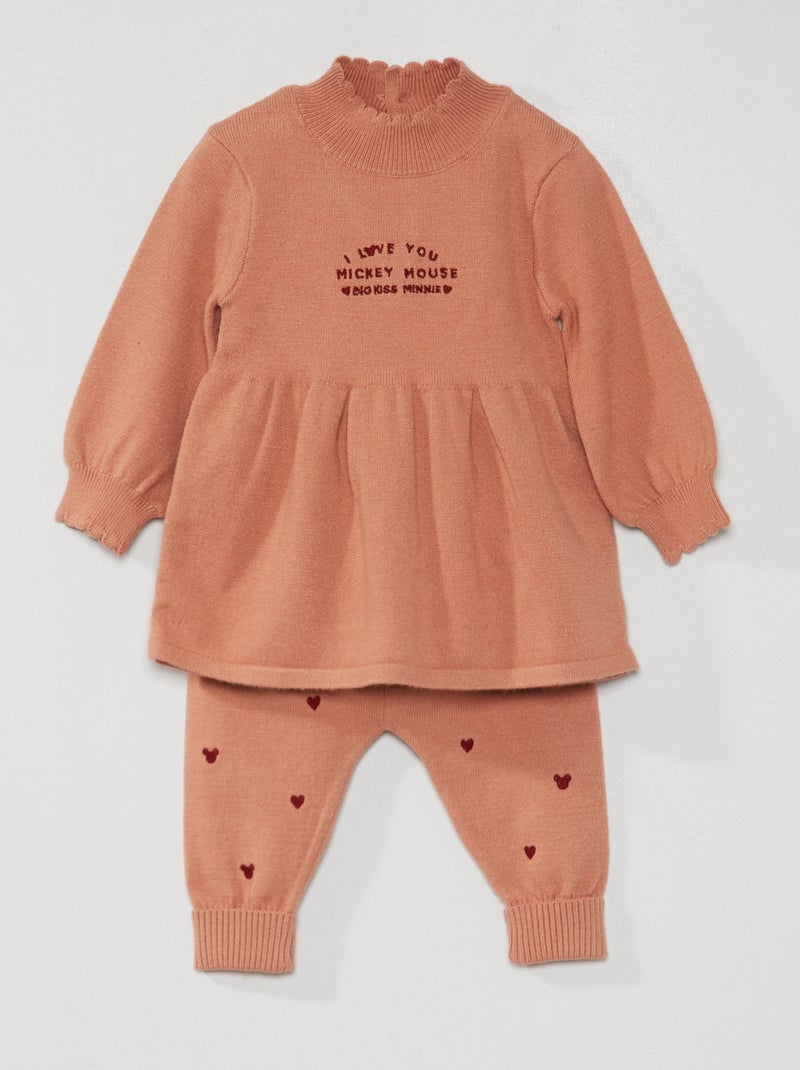 Conjunto sweatshirt + leggings 'Disney' ROSA - Kiabi
