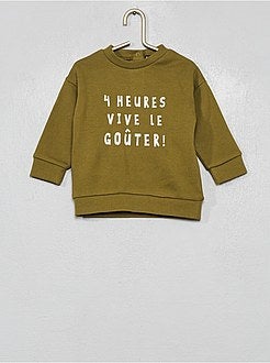 Conjunto sweatshirt + leggings em tricô - Kiabi