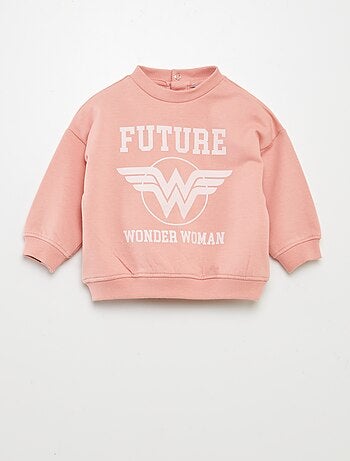 Conjunto sweatshirt + leggings 'Mulher Maravilha' - 2 peças