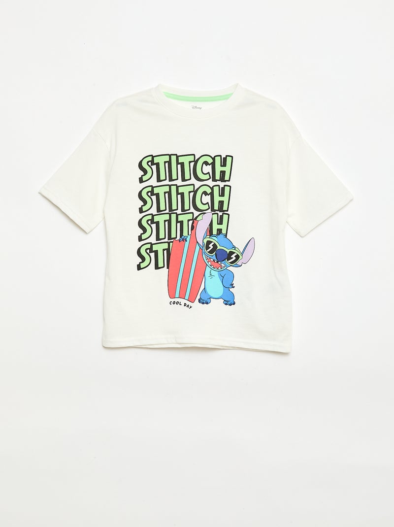 Conjunto t-shirt + bermuda 'Cars' 'Disney' 'Pixar' - 2 peças Branco - Kiabi