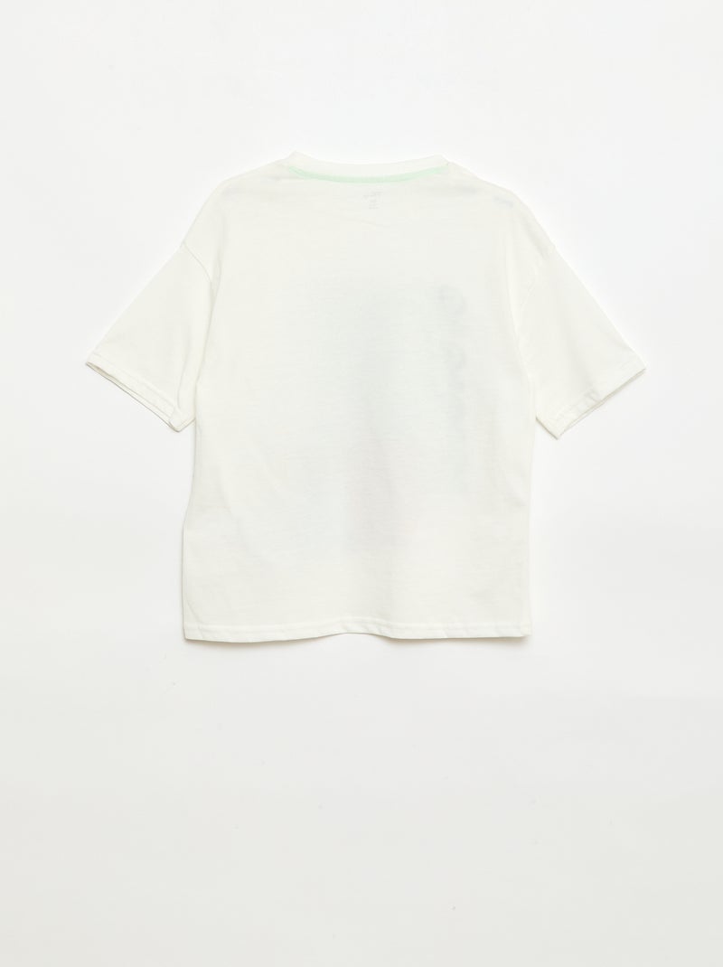 Conjunto t-shirt + bermuda 'Cars' 'Disney' 'Pixar' - 2 peças Branco - Kiabi