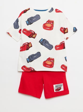 Conjunto t-shirt + bermuda 'Cars' 'Disney' 'Pixar' - 2 peças