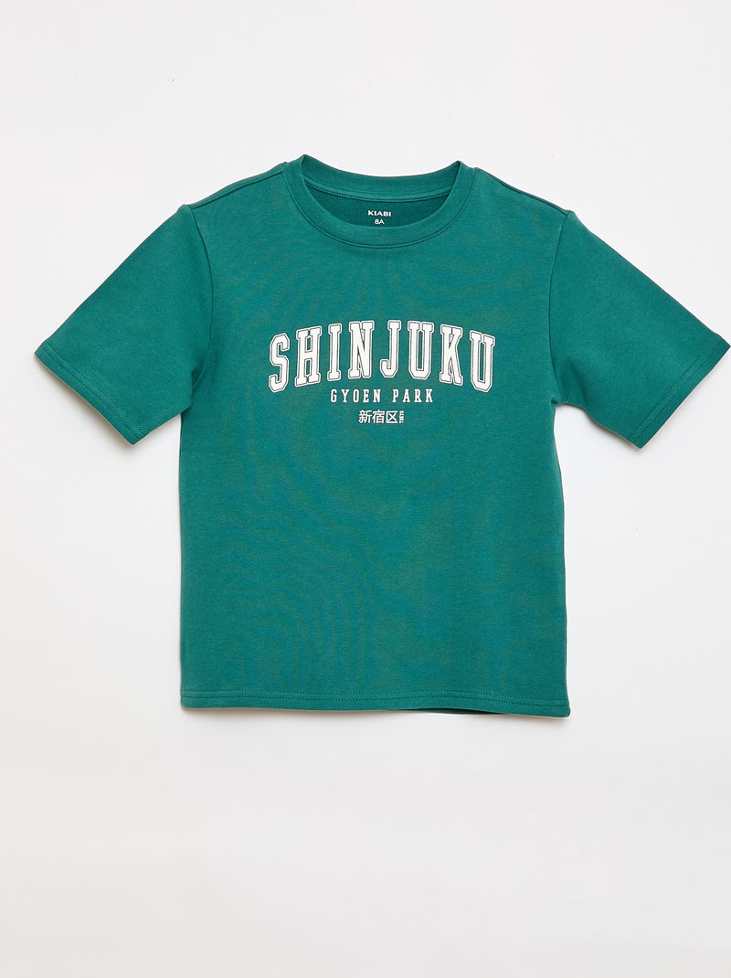 Conjunto t-shirt + bermudas - 2 peças Branco - Kiabi