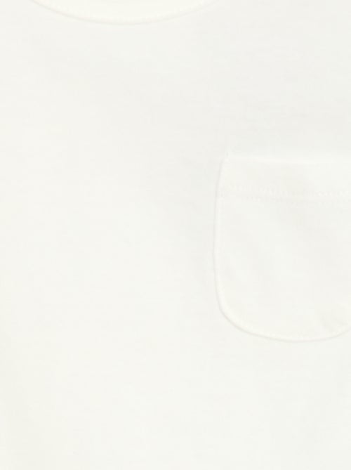 Conjunto t-shirt + calças - 2 bolsos - Kiabi