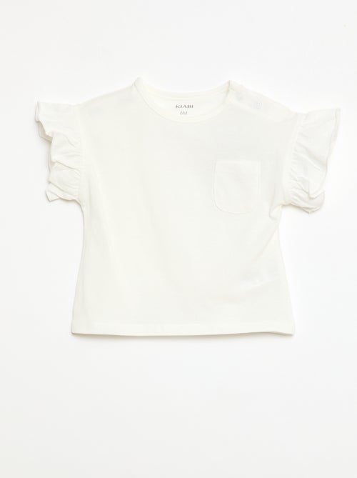 Conjunto t-shirt + calças - 2 bolsos - Kiabi
