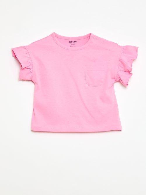 Conjunto t-shirt + calças - 2 bolsos - Kiabi
