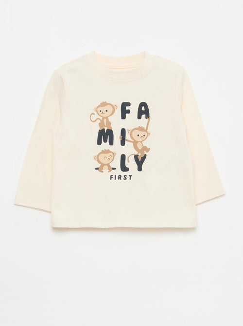 Conjunto t-shirt + calças - 2 peças - Kiabi