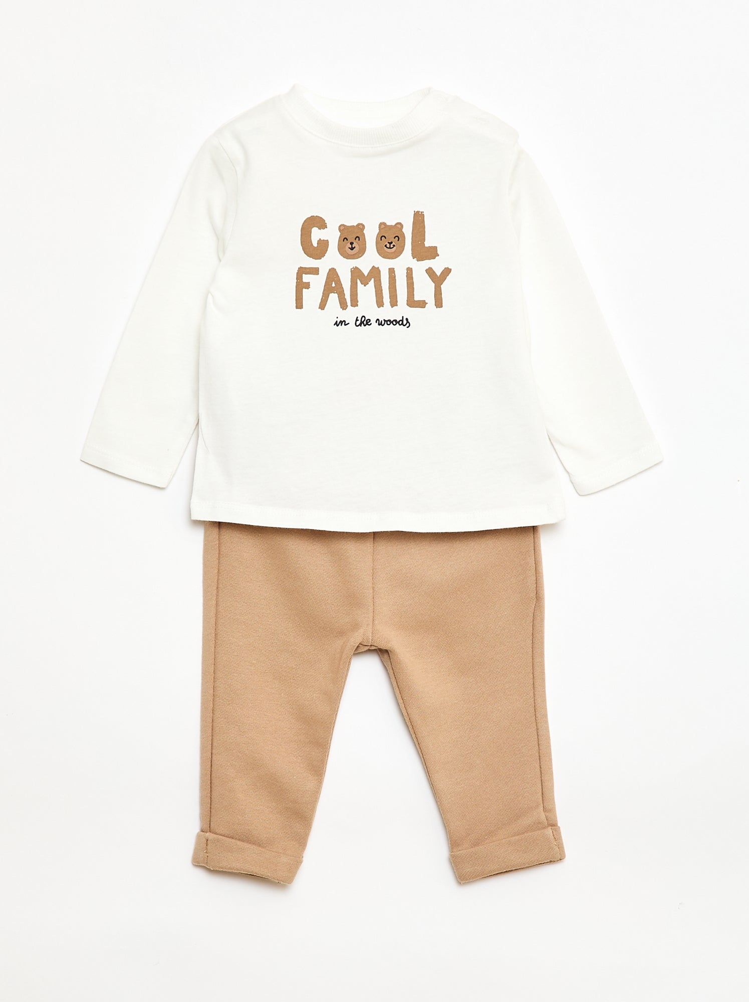 Conjunto t-shirt + calças - 2 peças