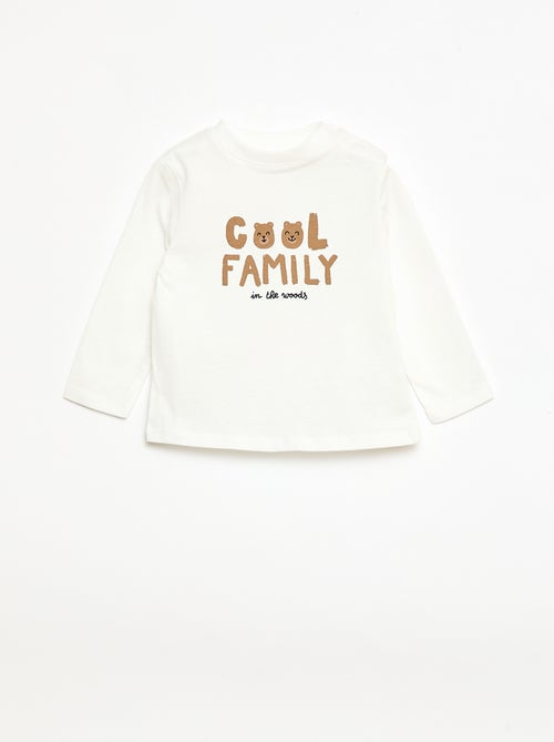 Conjunto t-shirt + calças - 2 peças - Kiabi