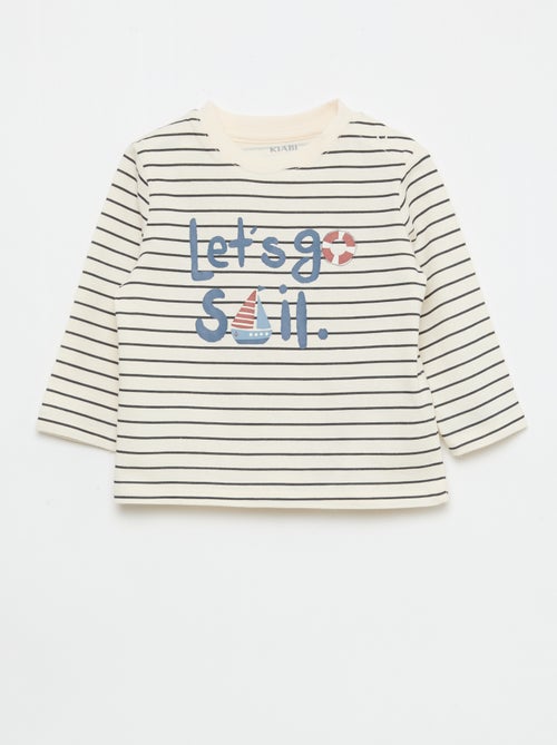 Conjunto t-shirt + calças - 2 peças - Kiabi